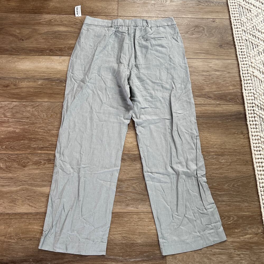 OLD NAVY Women's Extra High-Waisted Linen-Blend Taylor Wide-Leg Pants Size L - Picture 5 of 15